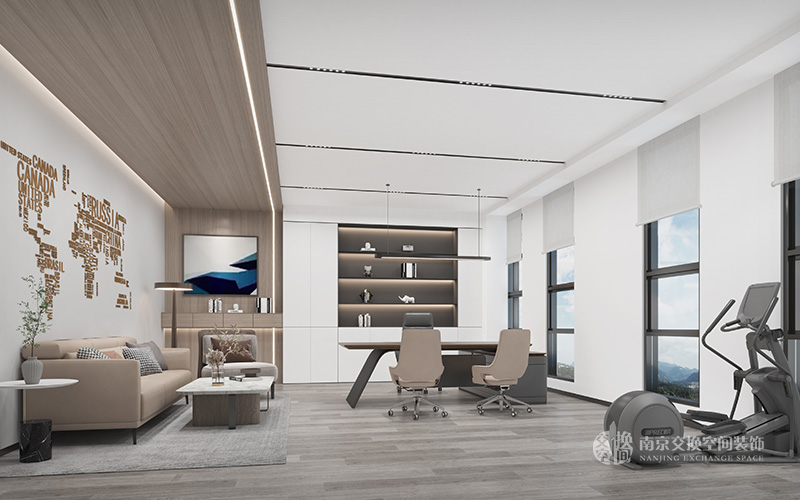 特羅伊電子500㎡辦公項目裝修設計